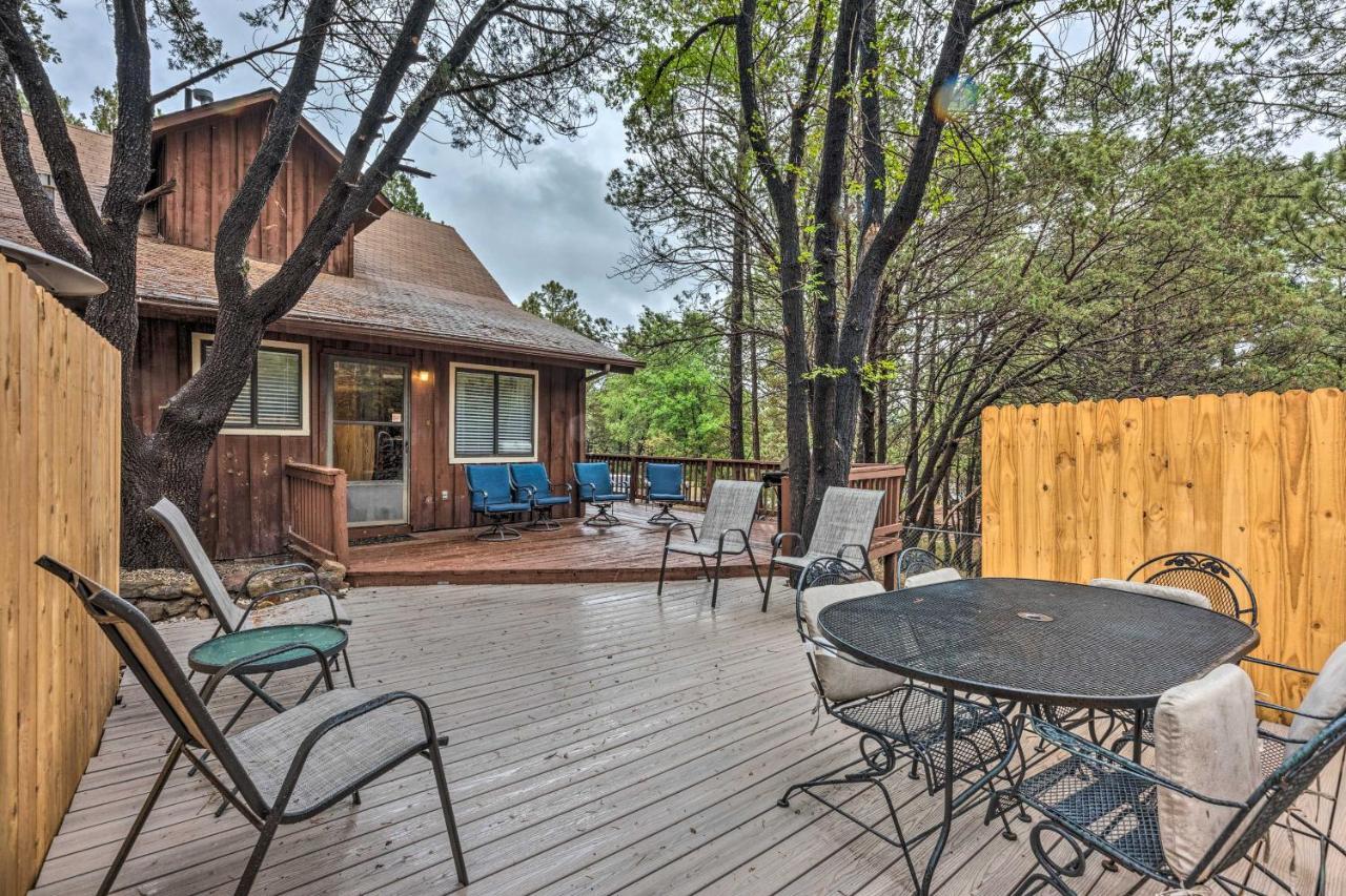 Rustic Ruidoso Cabin With Large Deck And Grill! Εξωτερικό φωτογραφία